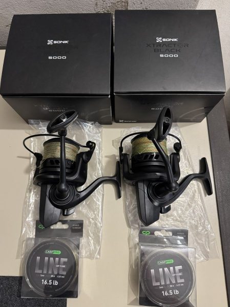 Комплект коропових котушок Sonik Xtractor Black 5000